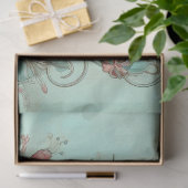 Art Nouveau Floral Decoupage Seidenpapier (Geschenk)