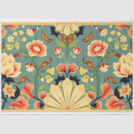 Art Nouveau Floral Decoupage Seidenpapier