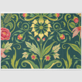 Art Nouveau Floral Decoupage Seidenpapier