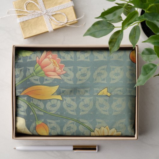 Art Nouveau Floral Decoupage Seidenpapier (Geschenk)