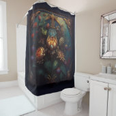 Art Nouveau Floral Duschvorhang (Beispiel)