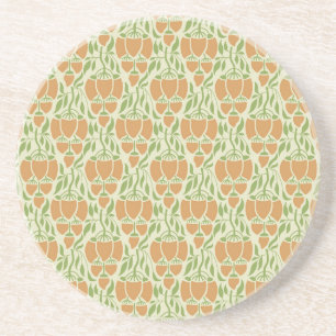 Art Nouveau: Floral Elegante Getränkeuntersetzer