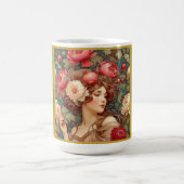 Art Nouveau Floral Frucht Tasse (Mittel)