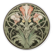 Art Nouveau Floral Keramikknauf (Vorderseite)