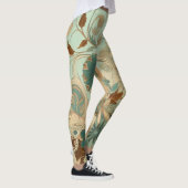 Art Nouveau Floral Leggings (Rechts)