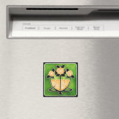 Art Nouveau Floral Magnet (In Situ (Geschirrspüler))