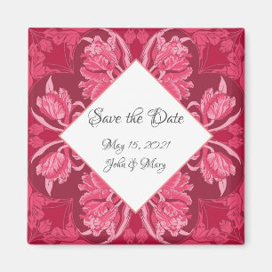 Art Nouveau Floral Magnet zu "Save the Date"!
