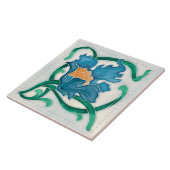 Art Nouveau Floral Majolica Imitate Fliese (Seite)