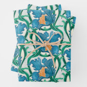 Art Nouveau Floral Majolica Muster Geschenkpapier Set (Beispiel)