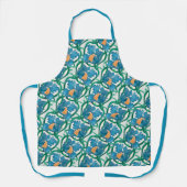 Art Nouveau Floral Majolica Muster Schürze (Vorderseite)