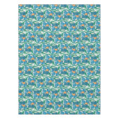 Art Nouveau Floral Majolica Muster Tischdecke (Vorderseite)