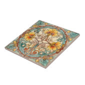 Art Nouveau Floral Motif Fliese (Seite)