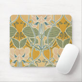 Art Nouveau Floral Mousepad (Mit Mouse)