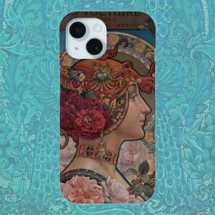 Art Nouveau Floral Muse Vintage Belle Époque Case-Mate iPhone Hülle