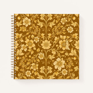 Art Nouveau Floral Notizblock