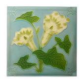 Art Nouveau Floral Repro Olivant Imitat geformt Fliese (Vorderseite)