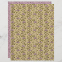 Art Nouveau Floral Scrapbook