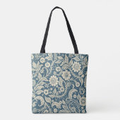 Art Nouveau Floral Tapete Muster Tasche (Rückseite)