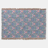 Art Nouveau Floral Throw Blanket Decke (Vorderseite)