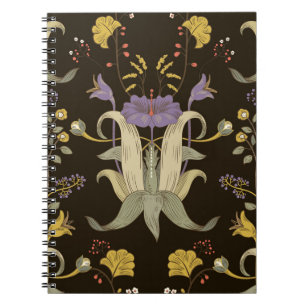 Art Nouveau Floral: Vintages Muster Notizblock