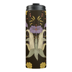 Art Nouveau Floral: Vintages Muster Thermosbecher