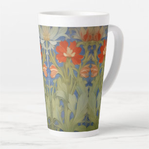 Art nouveau florale Muster Milchtasse