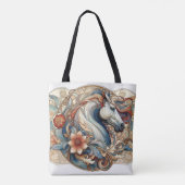 Art Nouveau Flowing Lines of Beauty Tasche (Rückseite)
