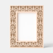 Art Nouveau Foliage & Floral Pattern Geätzte Rahmen (Vorderseite)