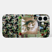 ART NOUVEAU FOTO TEMPLATE BLACK GREEN RED GEMS Case-Mate iPhone HÜLLE (Rückseite (Horizontal))