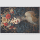 Art Nouveau Frau 6 Dekoupage Paper Seidenpapier (Vorderseite)