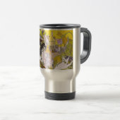 Art Nouveau Frau Reisebecher (VorderseiteRechts)