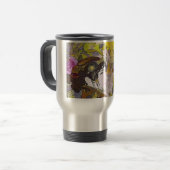 Art Nouveau Frau Reisebecher (Vorderseite Links)