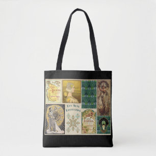 Art nouveau Frauenwerbung vintage Tasche