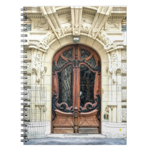 Art Nouveau French Door Lavirotte Paris - Notizblock