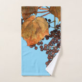 Art Nouveau Frost Trauben Badhandtuch Set (Handtuch)