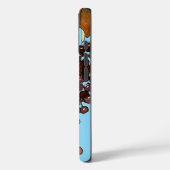 Art Nouveau Frost Trauben Case-Mate iPhone Hülle (Rückseite / Links)