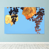 Art Nouveau Frost Trauben Leinwanddruck (Insitu (Holzboden))