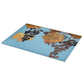 Art Nouveau Frost Trauben Schneidebrett (Ecke)