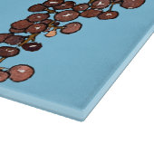 Art Nouveau Frost Trauben Schneidebrett (Ecke)