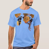Art Nouveau Frost Trauben T-Shirt (Vorderseite)