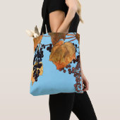 Art Nouveau Frost Trauben Tasche (Von Nahem)