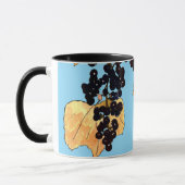 Art Nouveau Frost Trauben Tasse (Links)