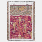 Art Nouveau Fuchs Fasan Foxglove verneuil Decke (Vorderseite Vertikal)