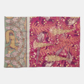 Art Nouveau Fuchs Fasan Foxglove verneuil Geschirrtuch (Horizontal)