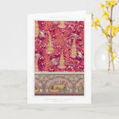 Art Nouveau Fuchs Fasan Foxglove verneuil Karte (Gelbe Blume)