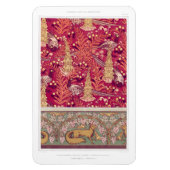 Art Nouveau Fuchs Fasan Foxglove verneuil Magnet (Vertikal)