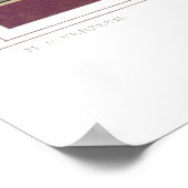 Art Nouveau Fuchs Fasan Foxglove verneuil Poster (Ecke)