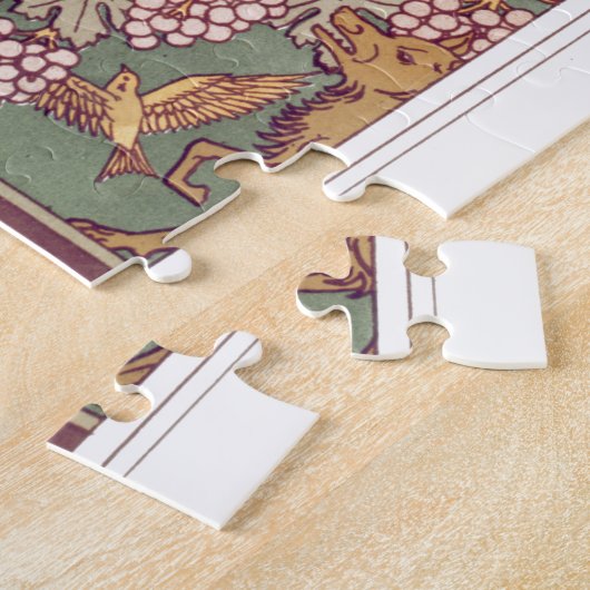 Art Nouveau Fuchs Fasan Foxglove verneuil Puzzle (Seite)
