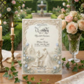 Art Nouveau Garden Proposal Traditional Wedding Einladung