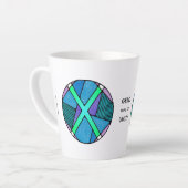 Art Nouveau Gebo Rune Latte Tasse - EINHEIT! (Linke Ecke)